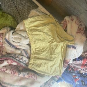 pacsun yellow shorts